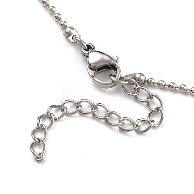 304 Stainless Steel Ball Chain Necklaces NJEW-JN02912-04-1