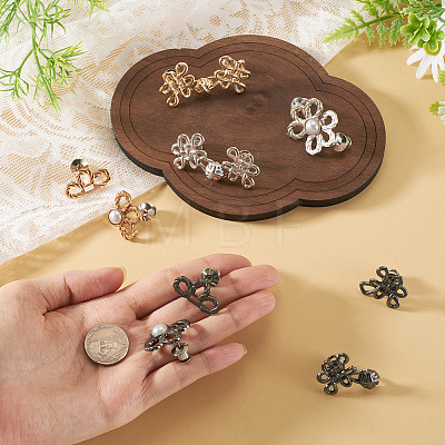 6Pcs 6 Styles Chinese Knot Alloy Adjustable Jean Button Pins FIND-TA0010-51-1