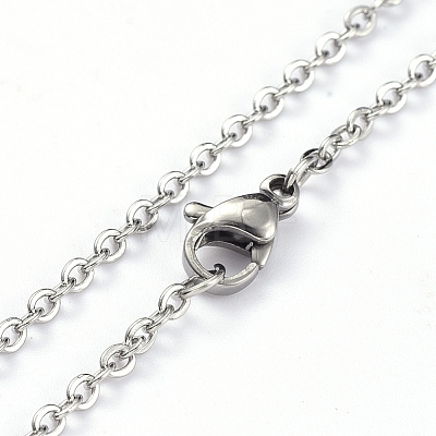 Non-Tarnish 304 Stainless Steel Pendant Necklaces NJEW-E147-04P-1