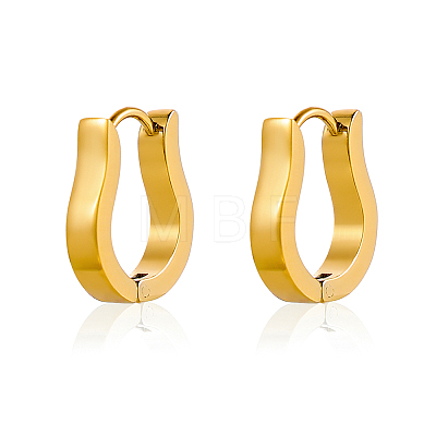 304 Stainless Steel Hoop Earrings STAS-OY016-77G-1