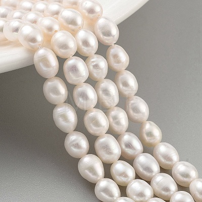 Natural Cultured Freshwater Pearl Beads Strands PEAR-P062-09C-1