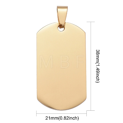 304 Stainless Steel Big Pendants LS-STAS-I140-19F-G-1