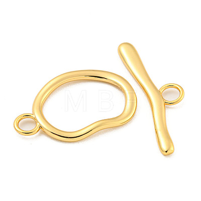 Brass Toggle Clasps KK-A223-24G-1