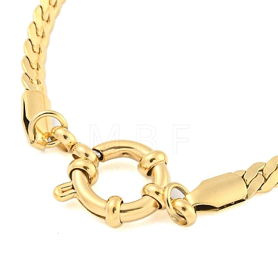 304 Stainless Steel Snake Chain Bracelets for Women BJEW-Q344-06G-1
