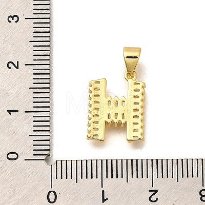 Rack Plating Brass Micro Pave Cubic Zirconia Pendants KK-L226-100G-H-1
