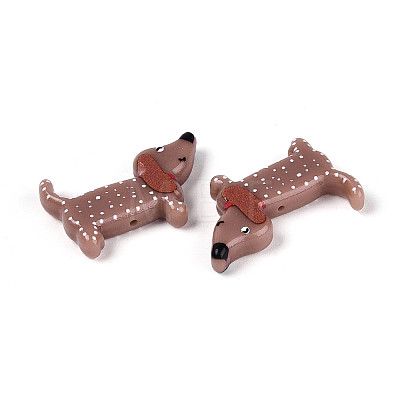 Printed Opaque Resin Beads RESI-N043-04F-1