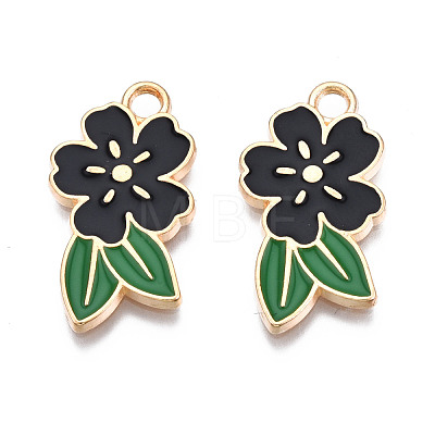 Alloy Enamel Pendants ENAM-Q446-002A-RS-1