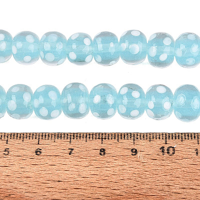 Handmade Lampwork Beads Strands LAMP-N037-05B-1