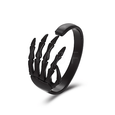 Halloween Alloy Open Cuff Rings PW-WG0B6B7-01-1