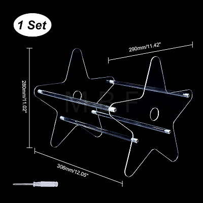 Star Shape Record Holder DJEW-WH0042-22-1