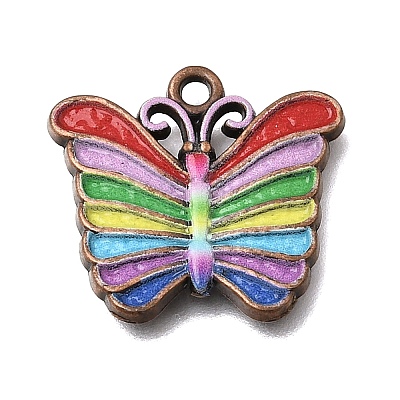 Alloy Enamel Pendants FIND-C097-01E-R-1