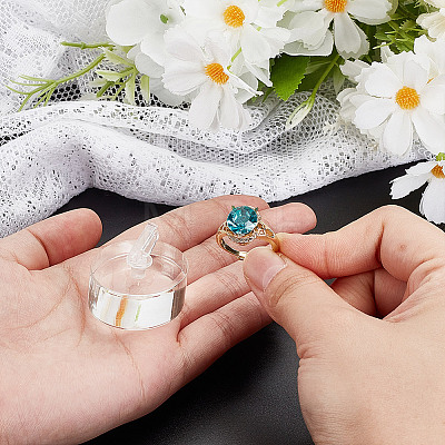 Acrylic Finger Ring Display Holders RDIS-WH0020-02B-01-1