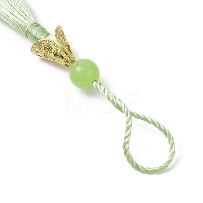 Polyester Tassel Pendant Decoration HJEW-JM03005-1