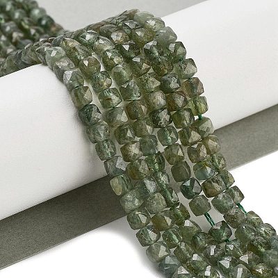 Natural Green Apatit Beads Strands G-H042-A12-02C-1