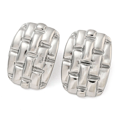 304 Stainless Steel Ear Studs EJEW-P270-05A-P-1