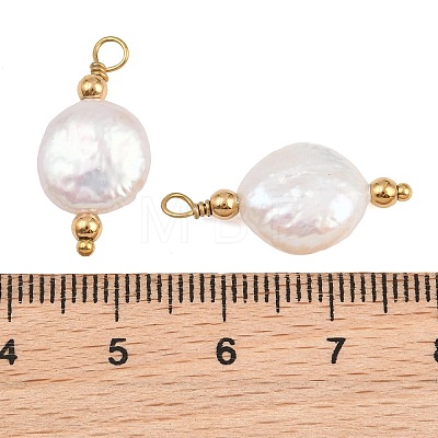 Natural Baroque Keshi Pearl Pendants PA-CBA0A45-14G-1