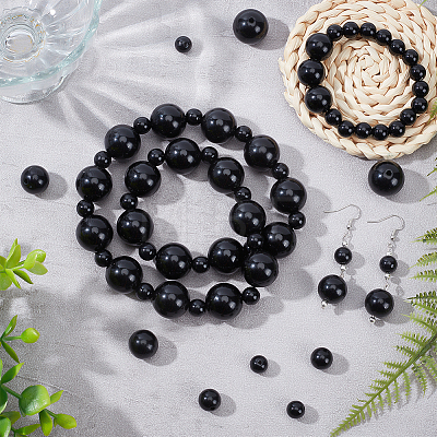   4 Style Opaque Acrylic Beads SACR-PH0001-03-1