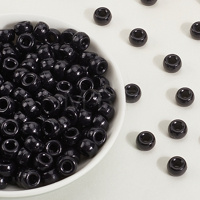 800Pcs Opaque Plastic Beads KY-SP0001-47G-1