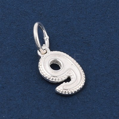 Number Series 925 Sterling Silver Charms STER-Q002-01J-1