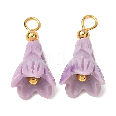 Dyed Synthetic Coral Pendants GG-CBAC295-03G-06-1