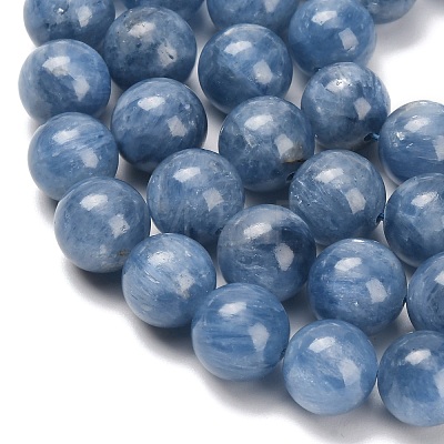 Natural Kyanite Beads Strands G-C259-B01-10mm-01-1
