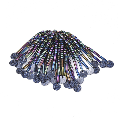 Glass Seed Beads Cabochons FIND-T044-04A-1