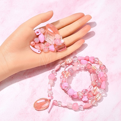 100G Acrylic Beads SACR-YW0001-41E-1