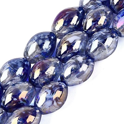 Handmade Lampwork Beads Strands LAMP-N037-04A-1