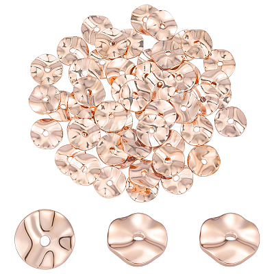 50Pcs Brass Spacer Beads KK-PH0015-19-1