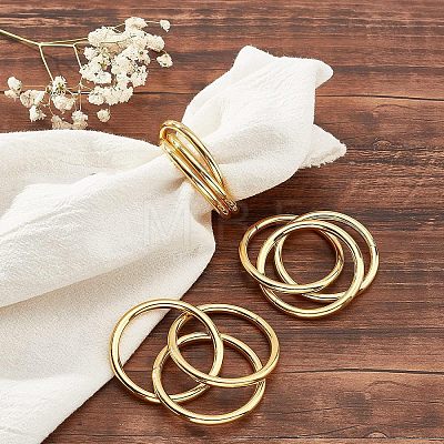 Fingerinspire Iron Napkin Rings AJEW-FG0001-65-1