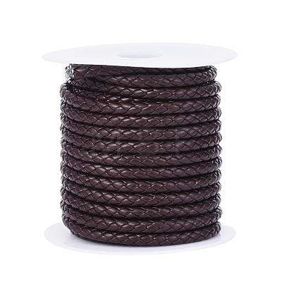 Braided Imitation Leather Cord LC-D051-B-07-1
