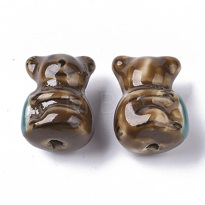 Handmade Porcelain Beads PORC-N004-92A-1