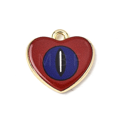 Printed Alloy Pendants ENAM-F160-06G-1