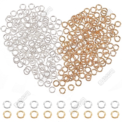 Brass Open Jump Rings JRC7mm-1