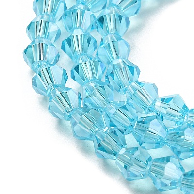 Transparent Electroplate Glass Beads Strands EGLA-A039-T2mm-A20-1