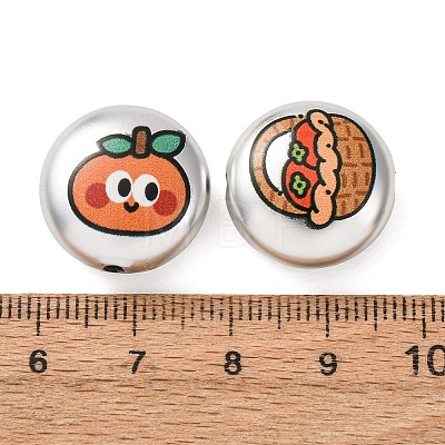 Printed Opaque Acrylic Beads AC-CBA5101-01-1