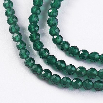 Glass Beads Strands EGLA-E057-02B-18-1