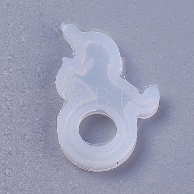 Transparent DIY Ring Food Grade Silicone Molds DIY-WH0128-02C-1