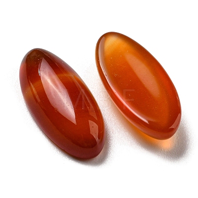 Natural Red Agate Cabochons G-B050-24C-1