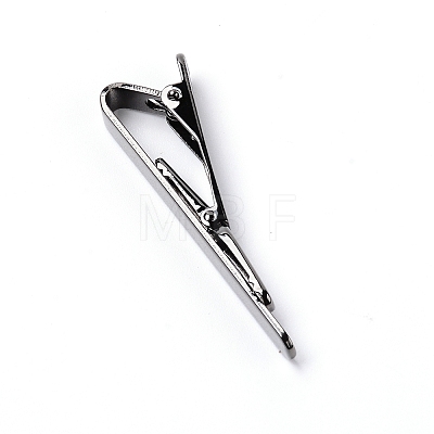 Brass Tie Clips KK-WH0034-84B-1