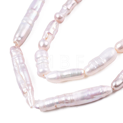 Natural Baroque Pearl Keshi Pearl Beads Strands PEAR-N021-15-1