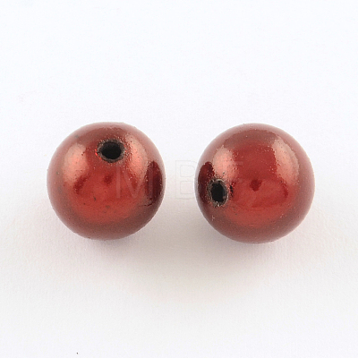 Spray Painted Acrylic Beads MACR-Q154-12mm-004-1