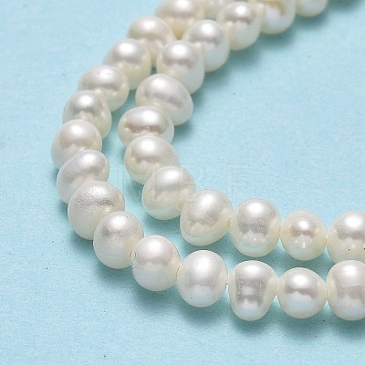 Natural Cultured Freshwater Pearl Beads Strands PEAR-F018-06-1