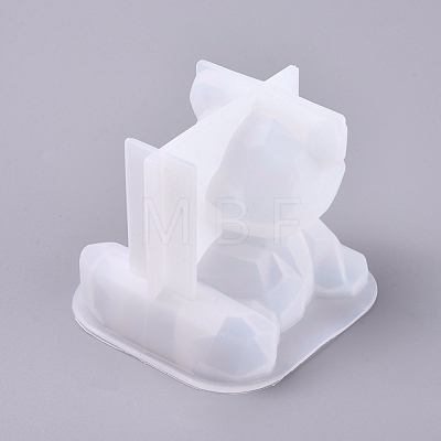 3D Bear Cell Phone Bracket Silicone Molds X-DIY-K017-01-1