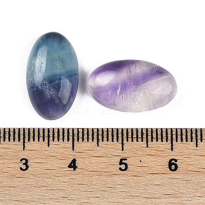 Natural Colorful Fluorite Cabochons G-H288-01E-1