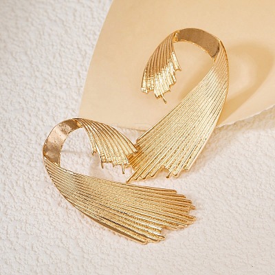 Alloy Stud Earrings FS-WG9D3AD-01-1