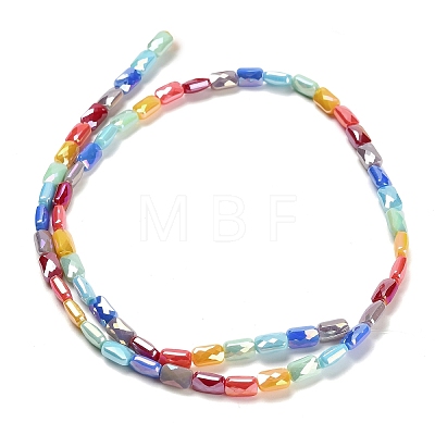 Electroplate Glass Beads Strands EGLA-P068-01A-06-1