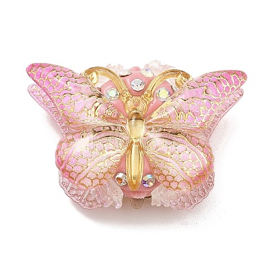 Polymer Clay Rhinestone Beads CLAY-NH0001-07C-1
