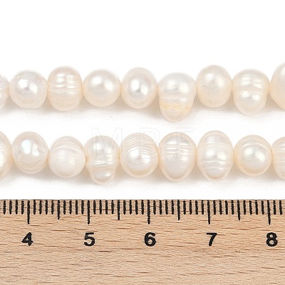 Natural Cultured Freshwater Pearl Beads Strands PEAR-I007-07Y-07A-1