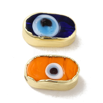 Handmade Evil Eye Lampwork Beads LAMP-D016-02LG-1